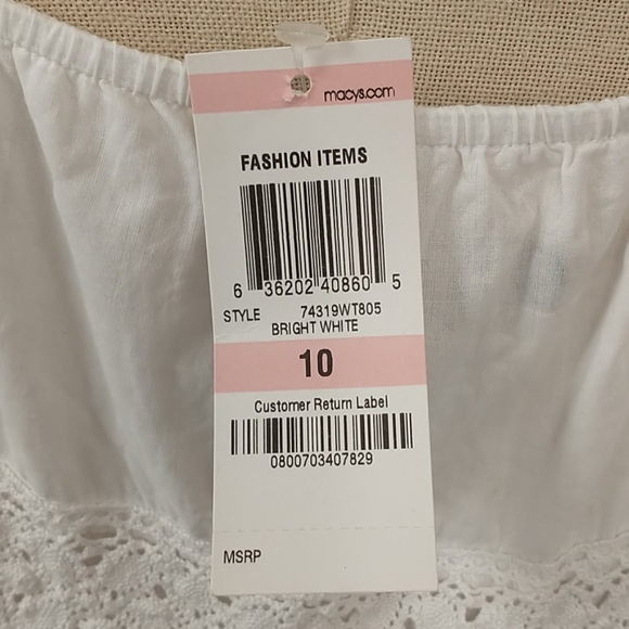 Bohemian White Cotton Dress Summer Flowing Maxi - Picture 6 of 8